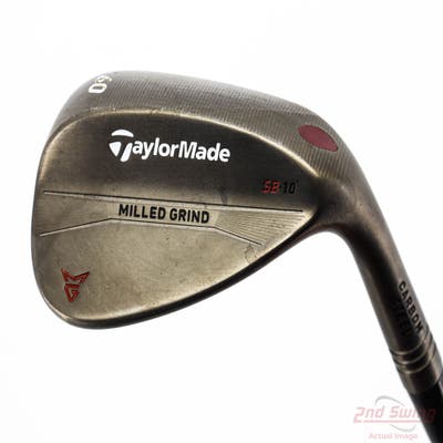 TaylorMade Milled Grind Black Wedge Lob LW 60° 10 Deg Bounce SB True Temper Dynamic Gold Steel Wedge Flex Right Handed 35.0in