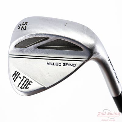 TaylorMade Milled Grind HI-TOE 3 Chrome Wedge Gap GW 52° 9 Deg Bounce True Temper Dynamic Gold X100 Steel X-Stiff Right Handed 35.75in