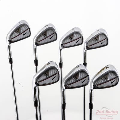 Nike Victory Red Split Cavity Iron Set 4-PW True Temper Dynamic Gold S300 Steel Stiff Left Handed 38.0in