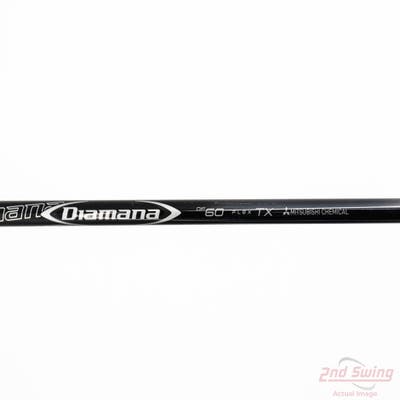 Used W/ Callaway RH Adapter Mitsubishi Rayon Diamana DF-Series 60g Driver Shaft Tour X-Stiff 43.75in