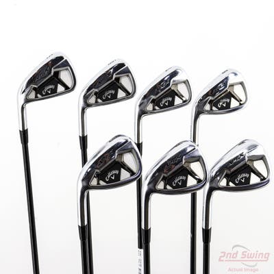 Callaway Apex 19 Iron Set 5-GW Mitsubishi MMT 95 Graphite Stiff Left Handed 38.0in