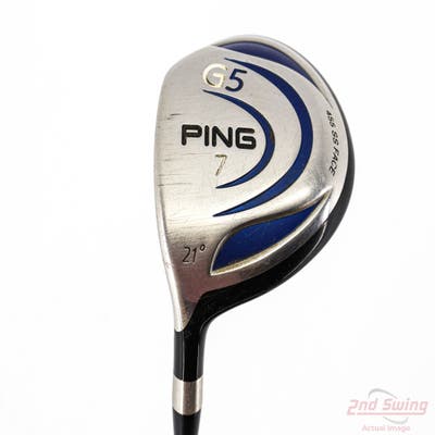 Ping G5 Fairway Wood 7 Wood 7W 21° Ping TFC 100F Graphite X-Stiff Left Handed 42.0in