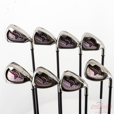 Callaway 2006 Big Bertha Iron Set 4-PW SW Stock Graphite Shaft Graphite Ladies Right Handed 36.5in