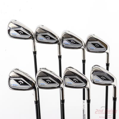 Callaway Paradym Ai Smoke Max Fast Iron Set 5-PW AW SW Mitsubishi Tensei AV Blue 65 Graphite Regular Right Handed 39.5in