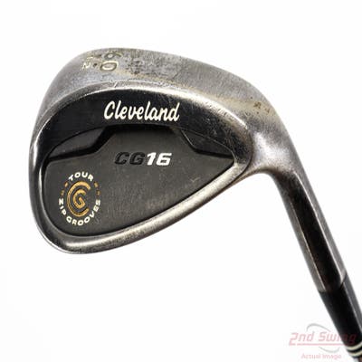 Cleveland CG16 Black Zip Groove Wedge Lob LW 60° 12 Deg Bounce Cleveland Traction Wedge Steel Wedge Flex Right Handed 35.5in