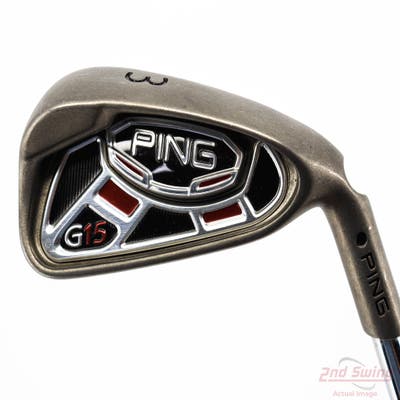 Ping G15 Single Iron 3 Iron Ping AWT Steel Stiff Right Handed Black Dot 39.0in