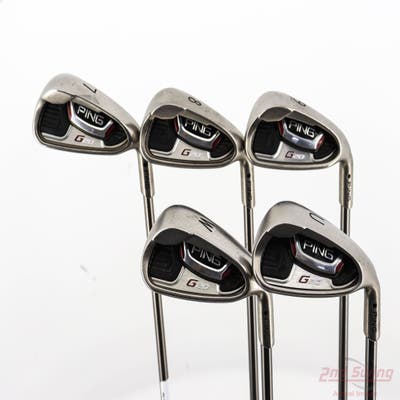 Ping G20 Iron Set 7-GW Ping TFC 169I Graphite Senior Right Handed Black Dot 37.75in