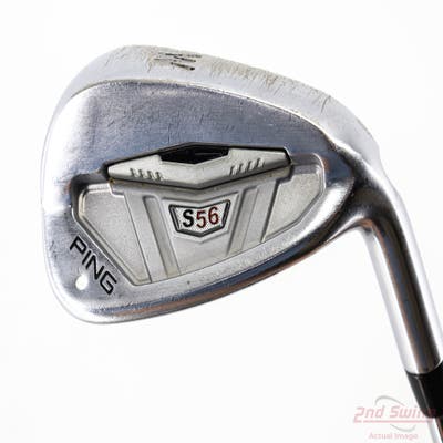 Ping S56 Single Iron Pitching Wedge PW FST KBS Tour Steel Stiff Right Handed White Dot 36.0in