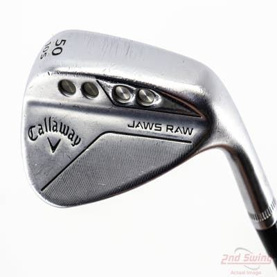 Callaway Jaws Raw Chrome Wedge Gap GW 50° 10 Deg Bounce S Grind Project X Catalyst 80 Graphite Stiff Right Handed 36.0in