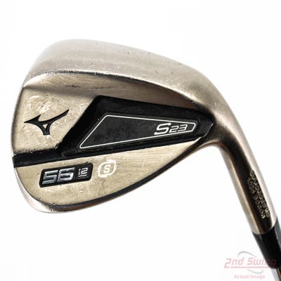 Mizuno S23 Copper Cobalt Wedge Sand SW 56° 12 Deg Bounce S Grind FST KBS Hi-Rev 2.0 115 Steel Wedge Flex Right Handed 35.5in