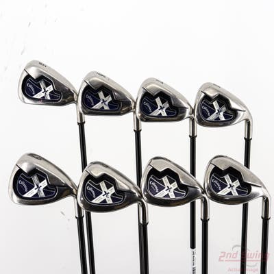 Callaway X-18 Iron Set 5-SW Stock Graphite Shaft Graphite Stiff Right Handed 38.5in