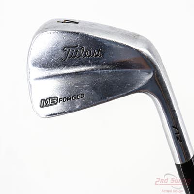 Titleist 712 MB Single Iron 4 Iron Project X Rifle 6.5 Steel X-Stiff Right Handed 40.0in