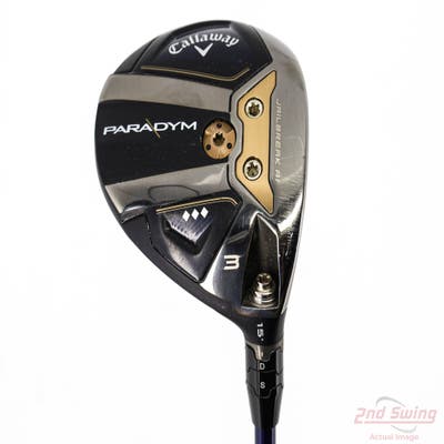 Callaway Paradym Triple Diamond Fairway Wood 3 Wood 3W 15° Fujikura Ventus TR Blue VC 7 Graphite Stiff Right Handed 43.0in