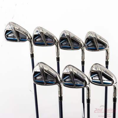 TaylorMade SIM MAX OS Iron Set 5-GW Fujikura Ventus Blue 6 Graphite Regular Right Handed 38.75in