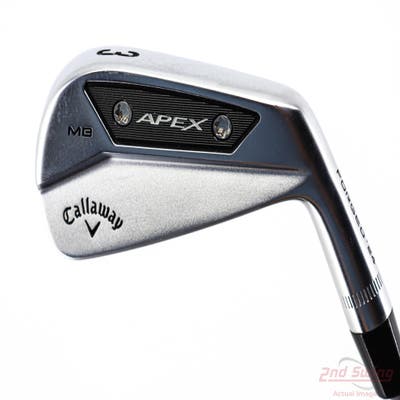 Callaway Apex MB 24 Single Iron 3 Iron FST KBS Tour C-Taper 130 Steel X-Stiff Right Handed 39.5in