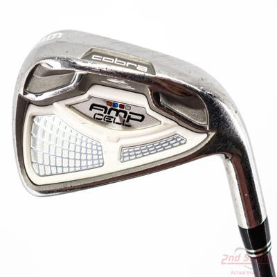 Cobra AMP Cell Silver Single Iron 6 Iron Stock Graphite Shaft Graphite Regular Right Handed 38.0in