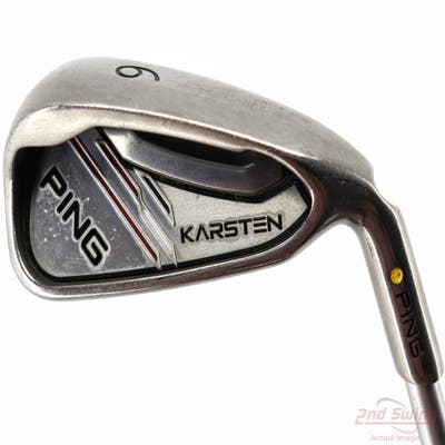 Ping 2014 Karsten Single Iron 6 Iron Ping KS 401 Graphite Senior Right Handed Yellow Dot 38.0in