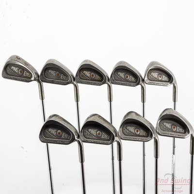 Ping Eye 2 Iron Set 3-PW SW Ping ZZ Lite Steel Stiff Right Handed Brown Dot -1/4"