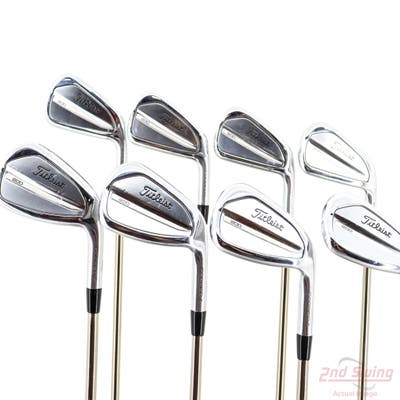 Titleist 2023 T200 Iron Set 4-PW GW UST Mamiya Recoil 65 F3 Graphite Regular Right Handed +1"