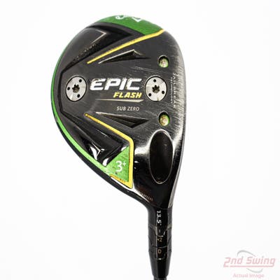 Callaway EPIC Flash Sub Zero Fairway Wood 3+ Wood 13.5° Mitsubishi Tensei AV Blue 75 Graphite Stiff Right Handed 42.75in