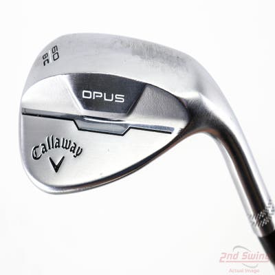 Callaway Opus Platinum Chrome Wedge Lob LW 60° 8 Deg Bounce C Grind Dynamic Gold Mid 115 Wedge Steel Wedge Flex Right Handed 35.0in