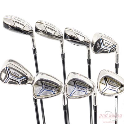 Adams Idea A7 OS Iron Set 4-PW SW ProLaunch AXIS Blue Graphite Senior Right Handed +1"