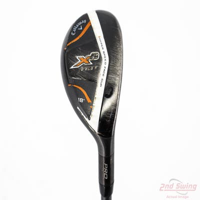 Callaway X2 Hot Pro Hybrid 2 Hybrid 18° Aldila Tour Green 75 Graphite Stiff Right Handed 40.25in