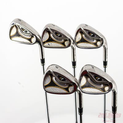 TaylorMade R7 Iron Set 6-PW TM T-Step 90 Steel Stiff Right Handed +1/4"