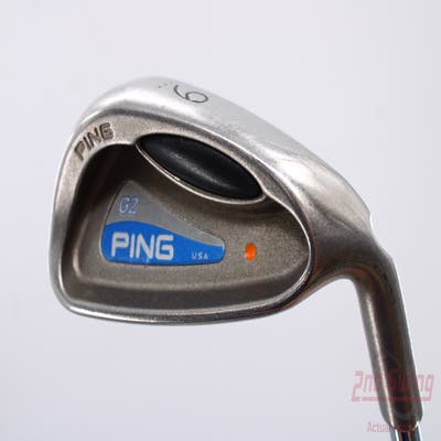 Ping G2 Single Iron 9 Iron Stock Steel Shaft Steel Stiff Right Handed Orange Dot 36.0in