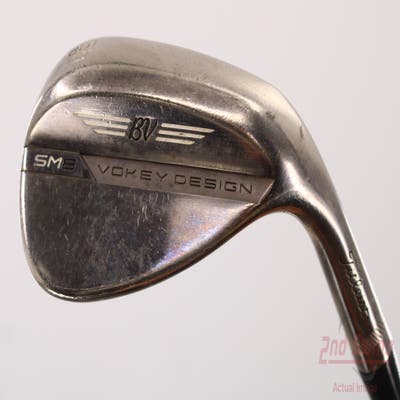 Titleist Vokey SM8 Brushed Steel Wedge Lob LW 58° 10 Deg Bounce Titleist Vokey BV Steel Wedge Flex Right Handed 35.25in