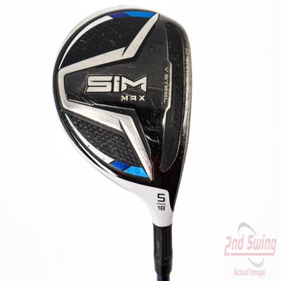 TaylorMade SIM MAX Fairway Wood 5 Wood 5W 18° Fujikura Ventus Blue 5 Graphite Regular Right Handed 42.75in