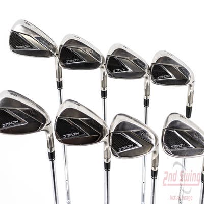 TaylorMade Stealth Iron Set 4-GW True Temper Dynamic Gold X100 Steel X-Stiff Right Handed 38.5in