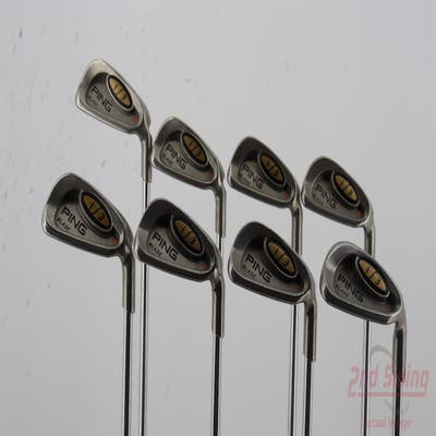 Ping i3 Blade Iron Set 3-PW Ping JZ Steel Stiff Right Handed Orange Dot 38.0in