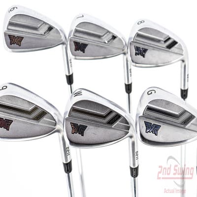 PXG 0211 XCOR2 Chrome Iron Set 6-PW GW True Temper Elevate MPH 95 Steel Regular Right Handed 37.75in