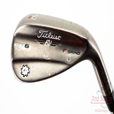 Titleist Vokey SM6 Steel Grey Wedge Gap GW 52° 12 Deg Bounce F Grind SM6 BV Steel Wedge Flex Right Handed 35.5in