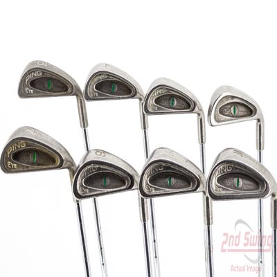 Ping Eye Iron Set 3-PW Ping ZZ Lite Steel Stiff Right Handed Green Dot 38.0in