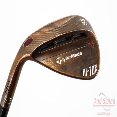 TaylorMade Milled Grind HI-TOE Wedge Lob LW 58° FST KBS Hi-Rev 2.0 Steel Wedge Flex Left Handed 35.5in