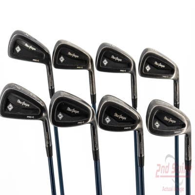 MacGregor MT Pro C Black Gunmetal Iron Set 3-PW Matrix Kujoh 85 Graphite Regular Right Handed 38.5in