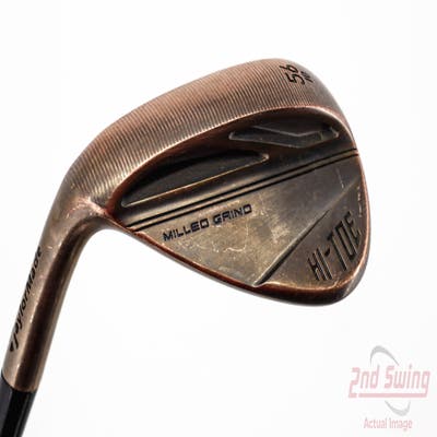 TaylorMade Milled Grind HI-TOE 3 Copper Wedge Sand SW 56° 10 Deg Bounce Stock Steel Shaft Steel Wedge Flex Left Handed 50.0in