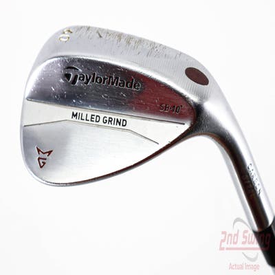 TaylorMade Milled Grind Satin Chrome Wedge Lob LW 60° 10 Deg Bounce True Temper Dynamic Gold Steel Wedge Flex Right Handed 35.0in