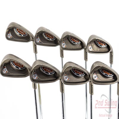 Ping G10 Iron Set 5-PW SW Stock Steel Shaft Steel Regular Right Handed Black Dot 38.0in