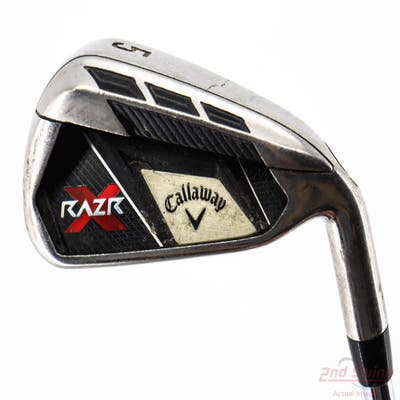 Callaway Razr X Single Iron 5 Iron Callaway Stock Steel Steel Uniflex Right Handed 37.75in