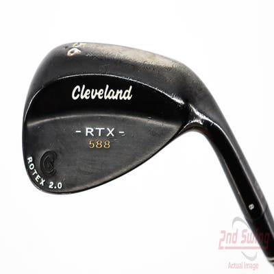 Cleveland 588 RTX 2.0 Black Satin Wedge Sand SW 56° 8 Deg Bounce True Temper Dynamic Gold Steel Wedge Flex Right Handed 36.0in