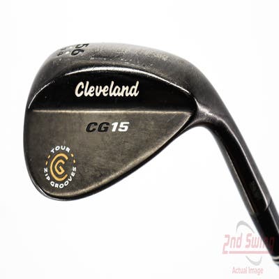 Cleveland CG15 Black Pearl Wedge Sand SW 56° 14 Deg Bounce Cleveland Traction Wedge Steel Wedge Flex Right Handed 36.0in