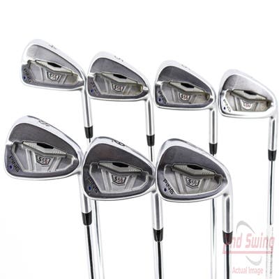 Ping S56 Iron Set 4-PW True Temper Dynamic Gold S200 Steel Stiff Right Handed Blue Dot 38.25in