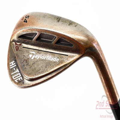 TaylorMade HI-TOE RAW Wedge Sand SW 54° 10 Deg Bounce Dynamic Gold Tour Issue S400 Steel Stiff Right Handed 35.25in