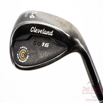 Cleveland CG16 Black Zip Groove Wedge Sand SW 54° 10 Deg Bounce Cleveland Traction Wedge Steel Wedge Flex Right Handed 36.0in