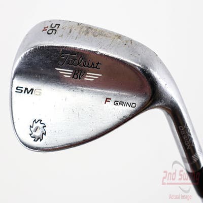 Titleist Vokey SM6 Tour Chrome Wedge Sand SW 56° 14 Deg Bounce F Grind SM6 BV Steel Wedge Flex Right Handed 35.25in