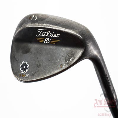 Titleist Vokey SM5 Raw Black Wedge Gap GW 52° 8 Deg Bounce F Grind Accra I Series Graphite Regular Right Handed 34.0in