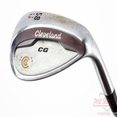 Cleveland CG16 Chrome Zip Groove Wedge Lob LW 58° 12 Deg Bounce Stock Steel Shaft Steel Wedge Flex Right Handed 35.5in